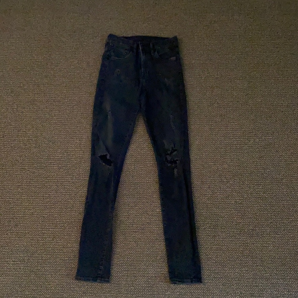 Citizens of Humanity skinny ripped jeans